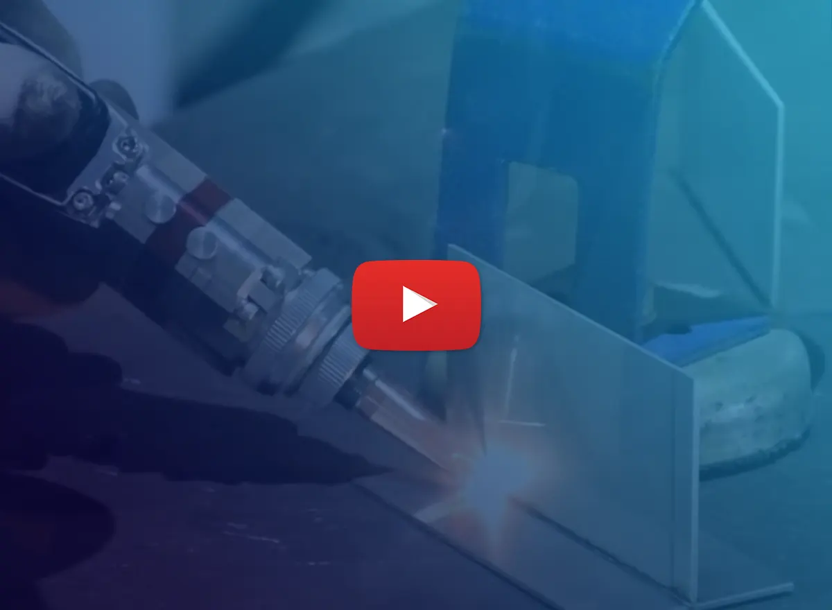 Joint en T solide avec la machine de soudage laser portable SLTL Hertz