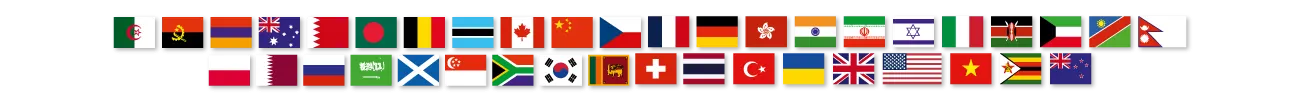 Global Clientele’ <br/>58+ Countries Covered!