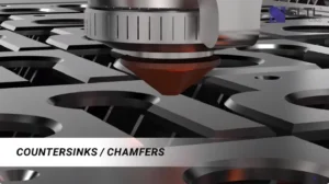 Fraisage/chanfreinage/chanfreinage laser en découpe 2D