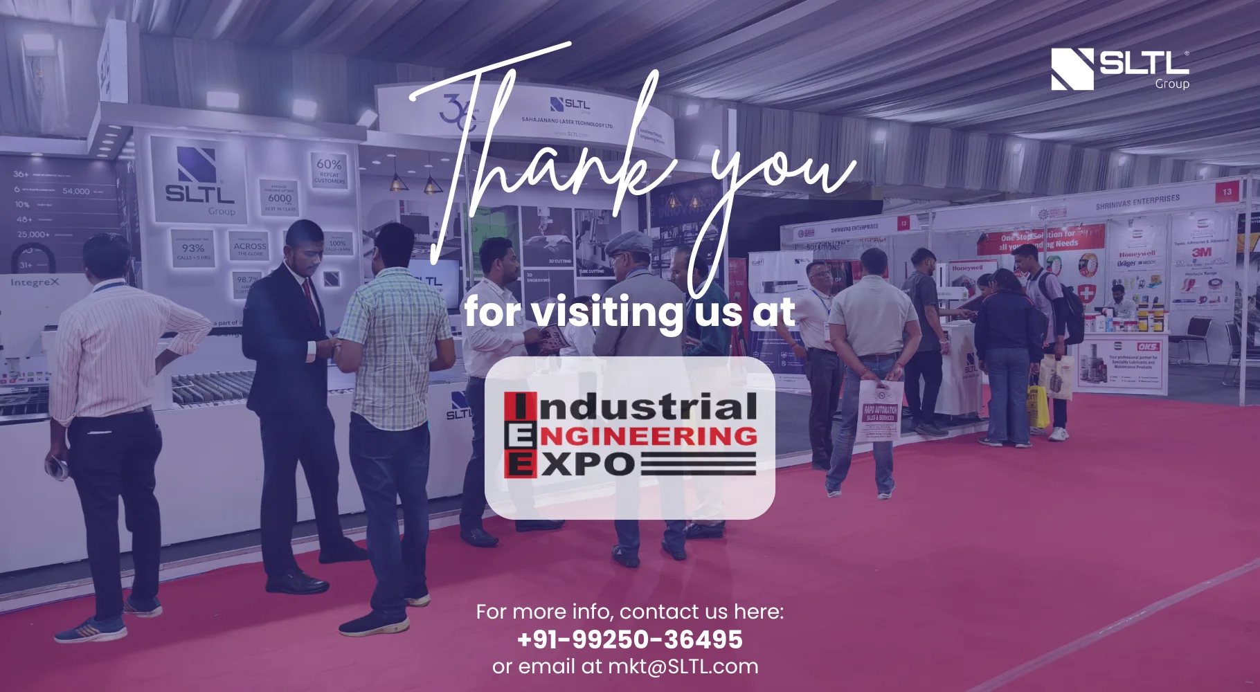 SLTL Group Lights Up Indore with the Future of Laser Innovation at Industrial Engineering Expo 2025!