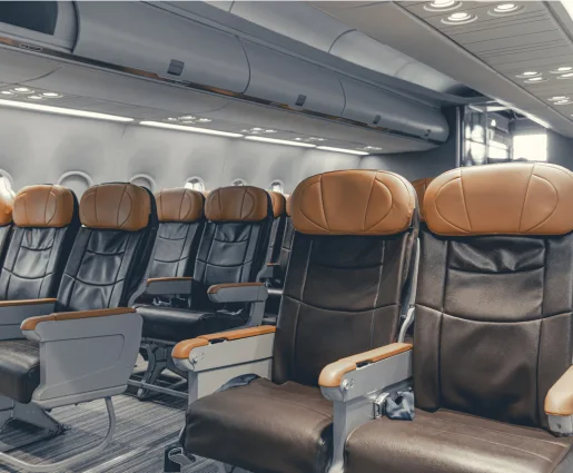 Aeroplan cabin parts manufacturing by SLTL laser solutions