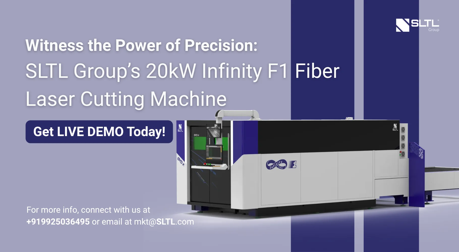 Witness the Power of Precision: SLTL Group’s 20kW Infinity F1 Fiber Laser Cutting Machine – On-Shop Floor Live Demonstrations Now Open!