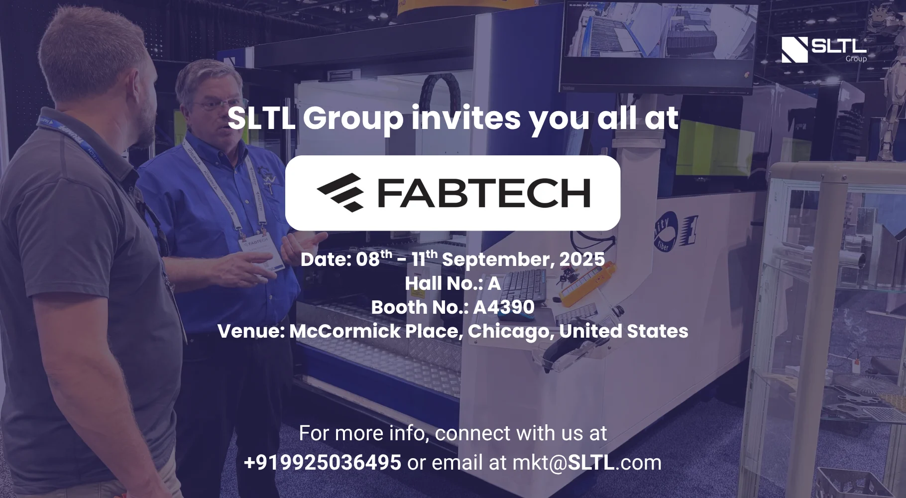 SLTL Group to Showcase Smart Factory Breakthroughs at FABTECH Chicago 2025 with Advanced IoT-Integrated Laser Technology Solutions
