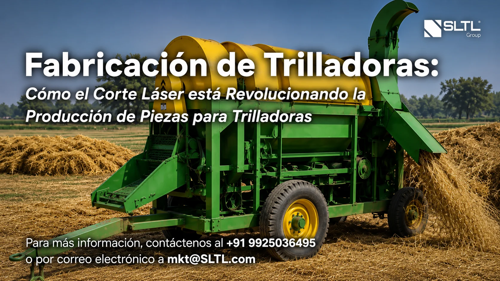 Fabricación de trilladoras: cómo el corte por láser está revolucionando la producción de piezas para trilladoras.