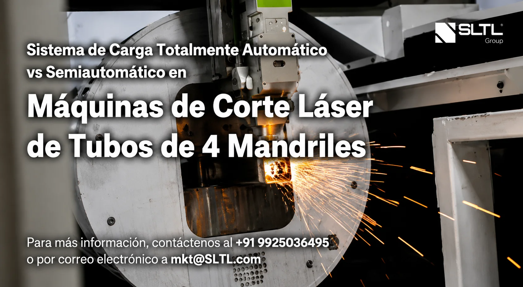 Sistema de carga totalmente automático frente a semiautomático en máquinas de corte láser de tubos de 4 mandriles