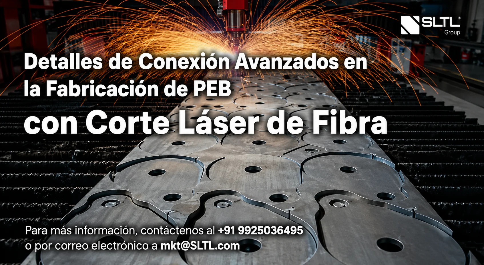 Corte láser de placas base, placas finales y placas de unión en la fabricación PEB
